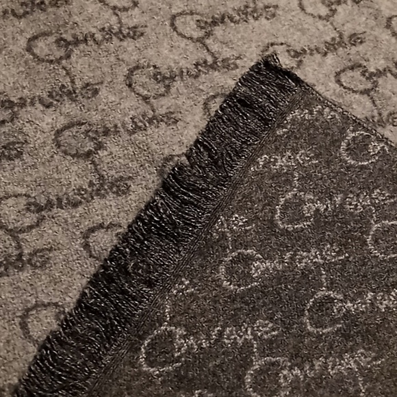 CELINE DION Gray VIP Cashmere Scarf. "Courage" Tour. 72x12. New Without Tag. - Picture 12 of 12